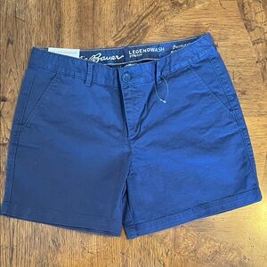 NWT size 6 Eddie Bauer Willit Stretch Legend Wash Shorts 5” Cotton